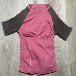 Falke Women's Ergonomic Sport System Short Sleeve Running Red Brown Small